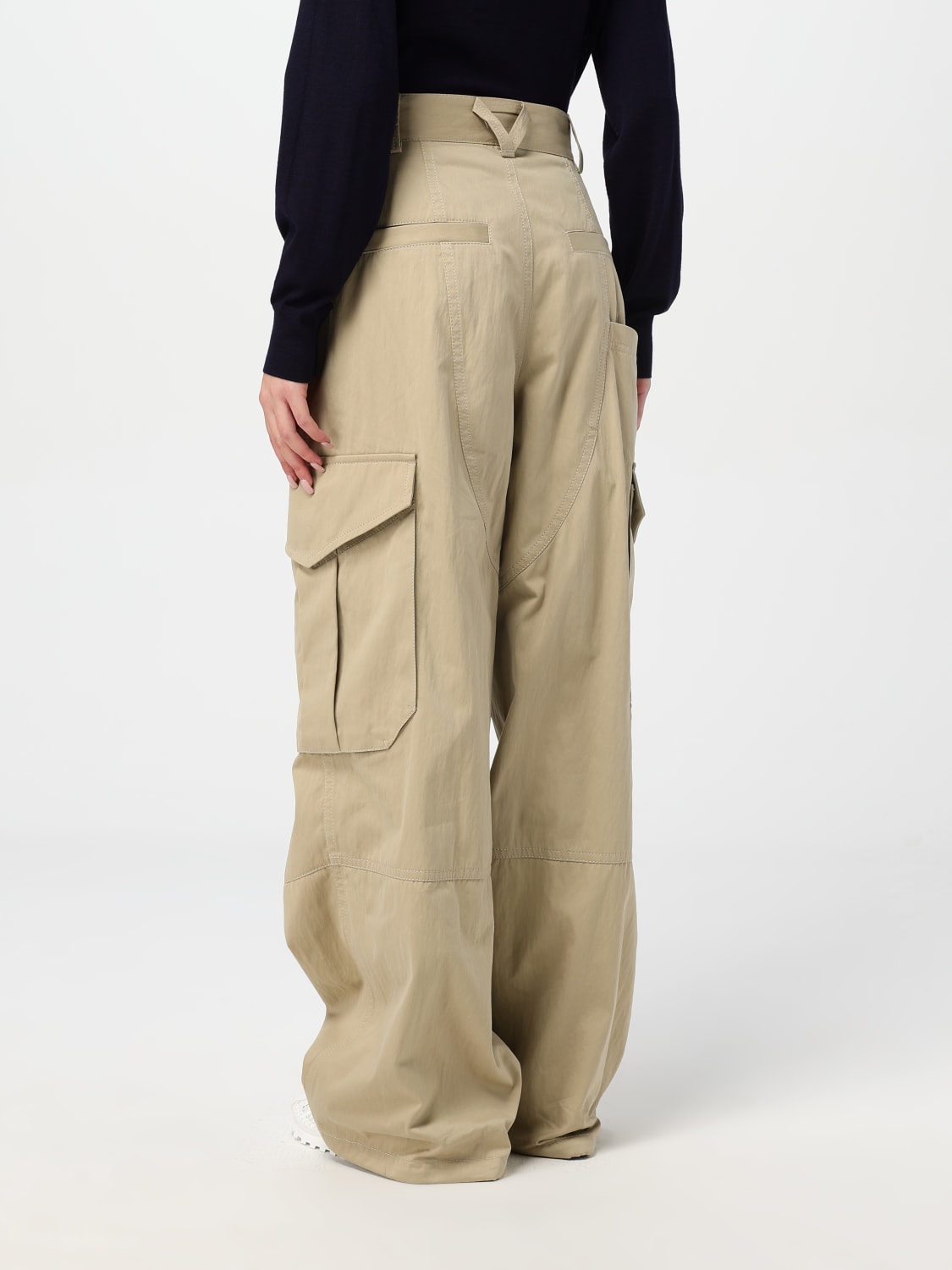 BOTTEGA VENETA PANTS: Pants woman Bottega Veneta, Beige - Img 2