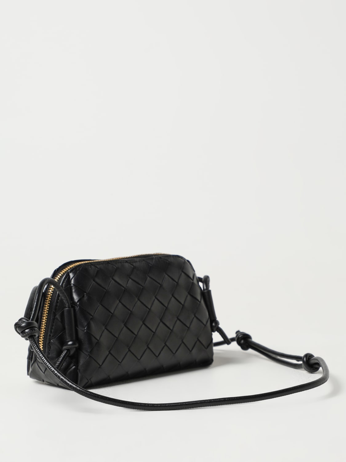 BOTTEGA VENETA MINI-TASCHE: Schultertasche damen Bottega Veneta, Schwarz - Img 3