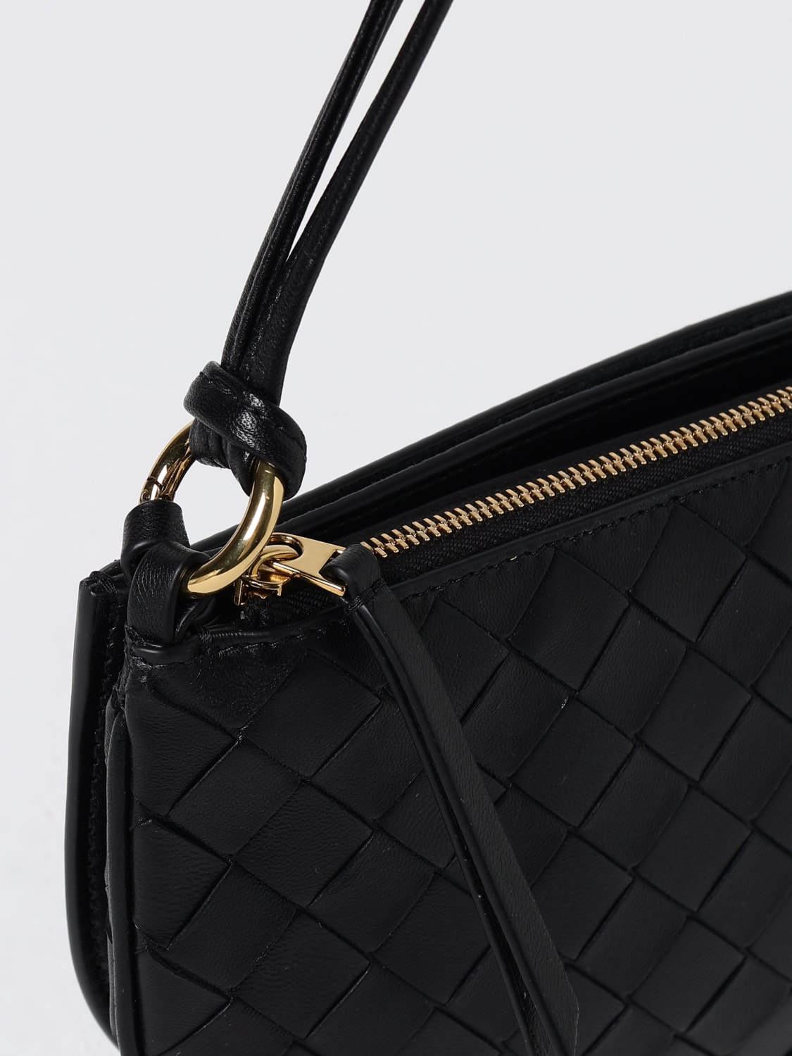 BOTTEGA VENETA MINI BAG: Shoulder bag woman Bottega Veneta, Black - Img 4