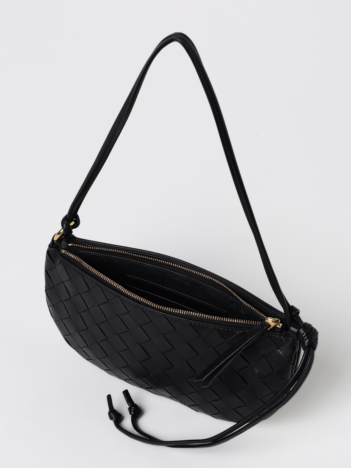 BOTTEGA VENETA MINI BAG: Shoulder bag woman Bottega Veneta, Black - Img 5