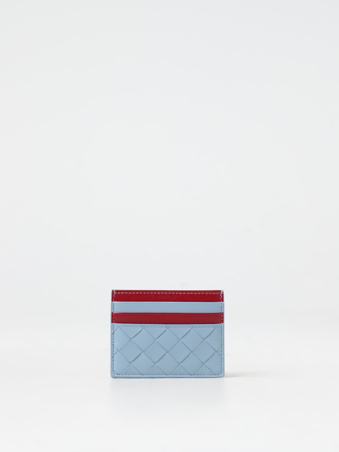 BOTTEGA VENETA WALLET: Wallet woman Bottega Veneta, Sky Blue - Img 1