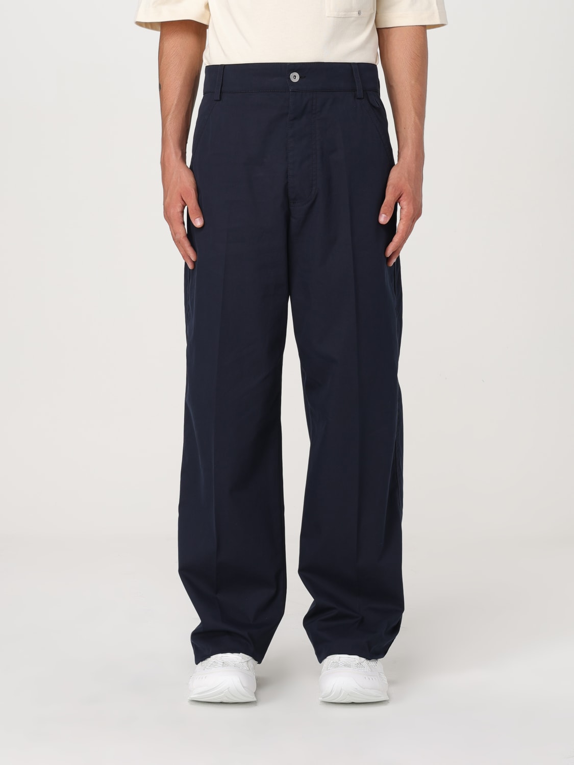 BOTTEGA VENETA PANTS: Pants men Bottega Veneta, Blue - Img 1