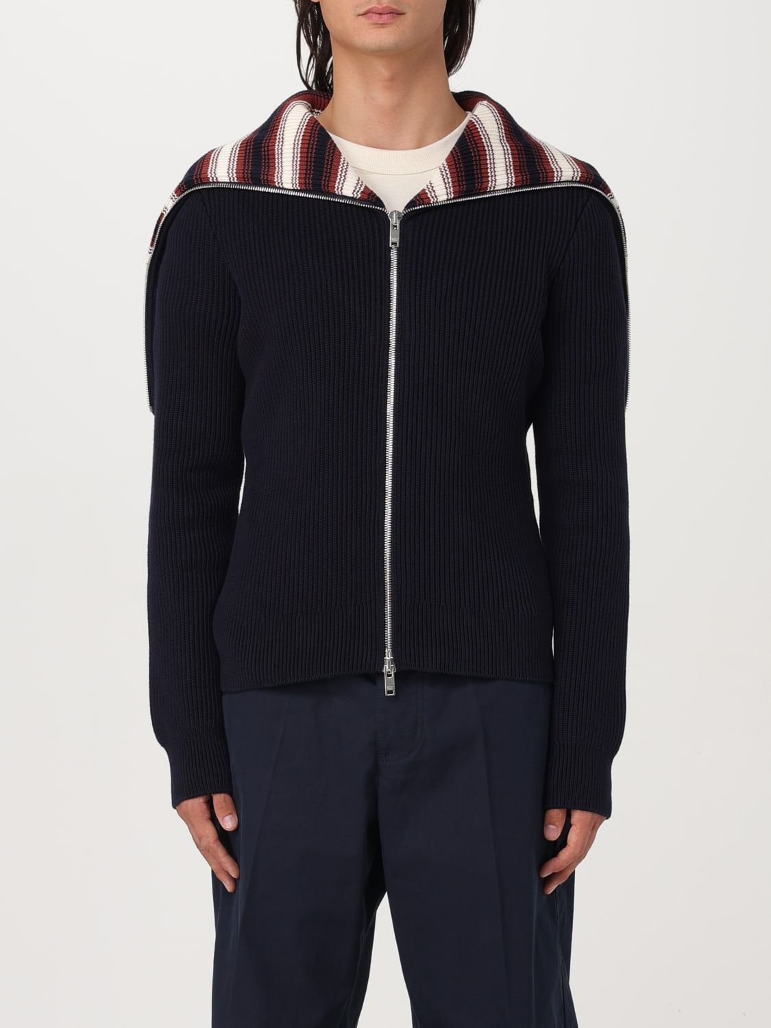 BOTTEGA VENETA STRICKJACKE: Pullover herren Bottega Veneta, Navy - Img 1