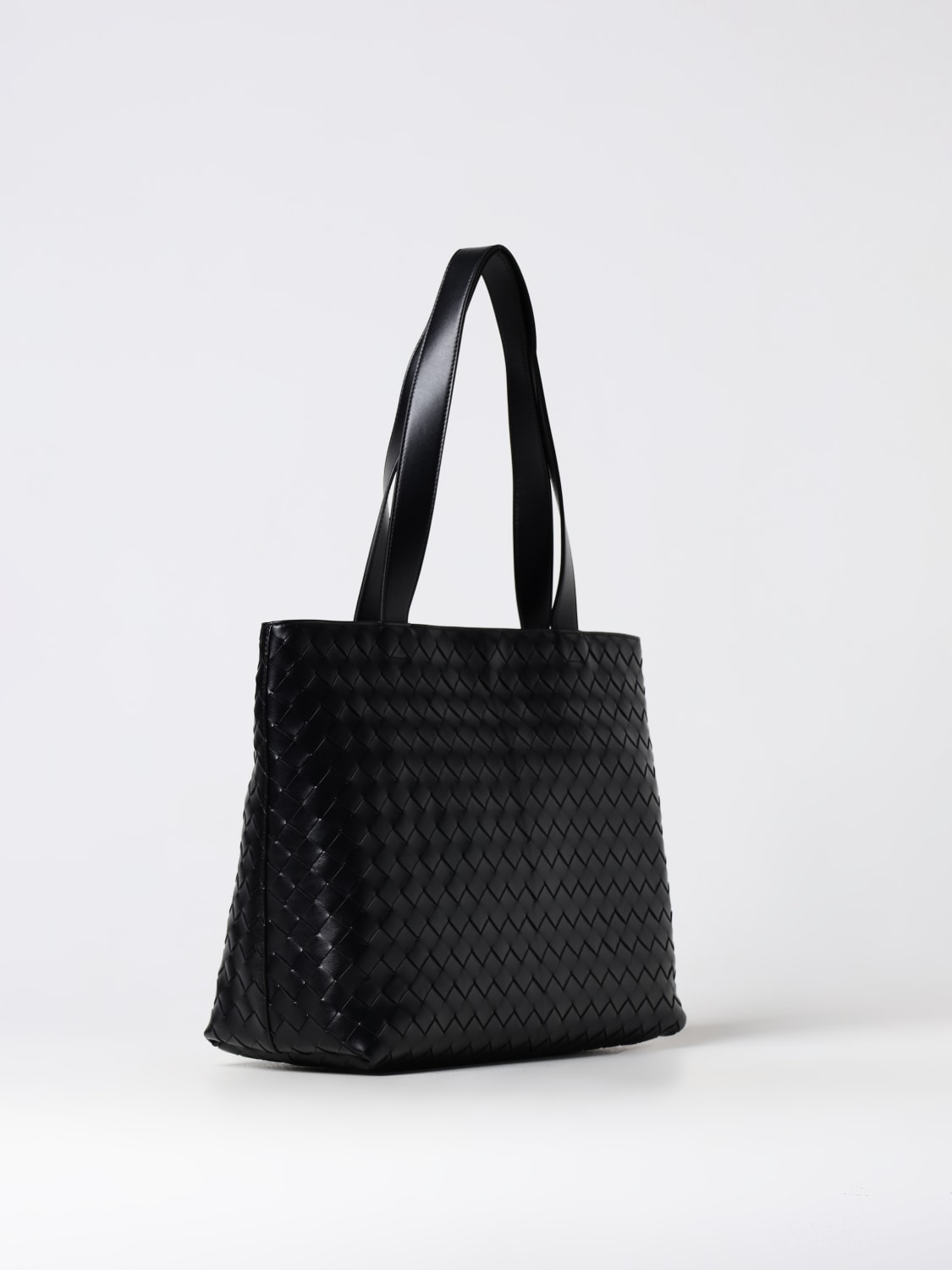 BOTTEGA VENETA BORSA: Borsa Bottega Veneta in pelle intrecciata , Nero - Img 3