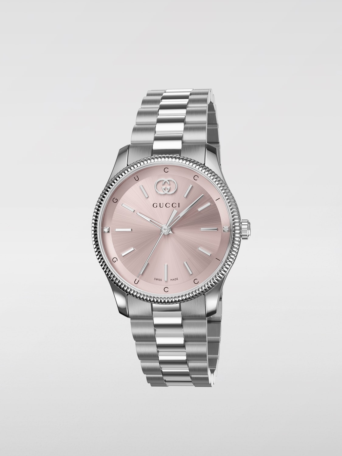 GUCCI Watch woman Silver Gucci watch YA1265061 online at GIGLIO.COM