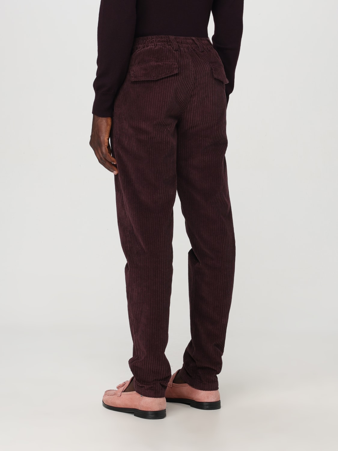 ELEVENTY PANTS: Pants men Eleventy, Burgundy - Img 3