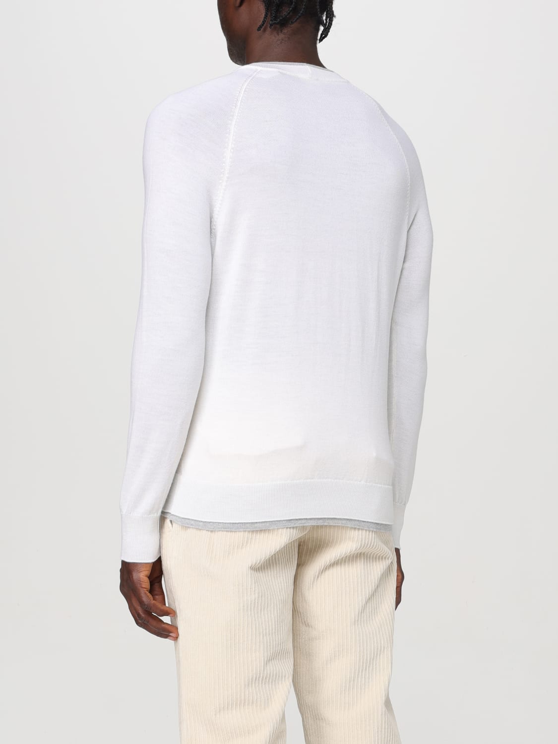 ELEVENTY SWEATER: Sweater men Eleventy, Ivory - Img 2