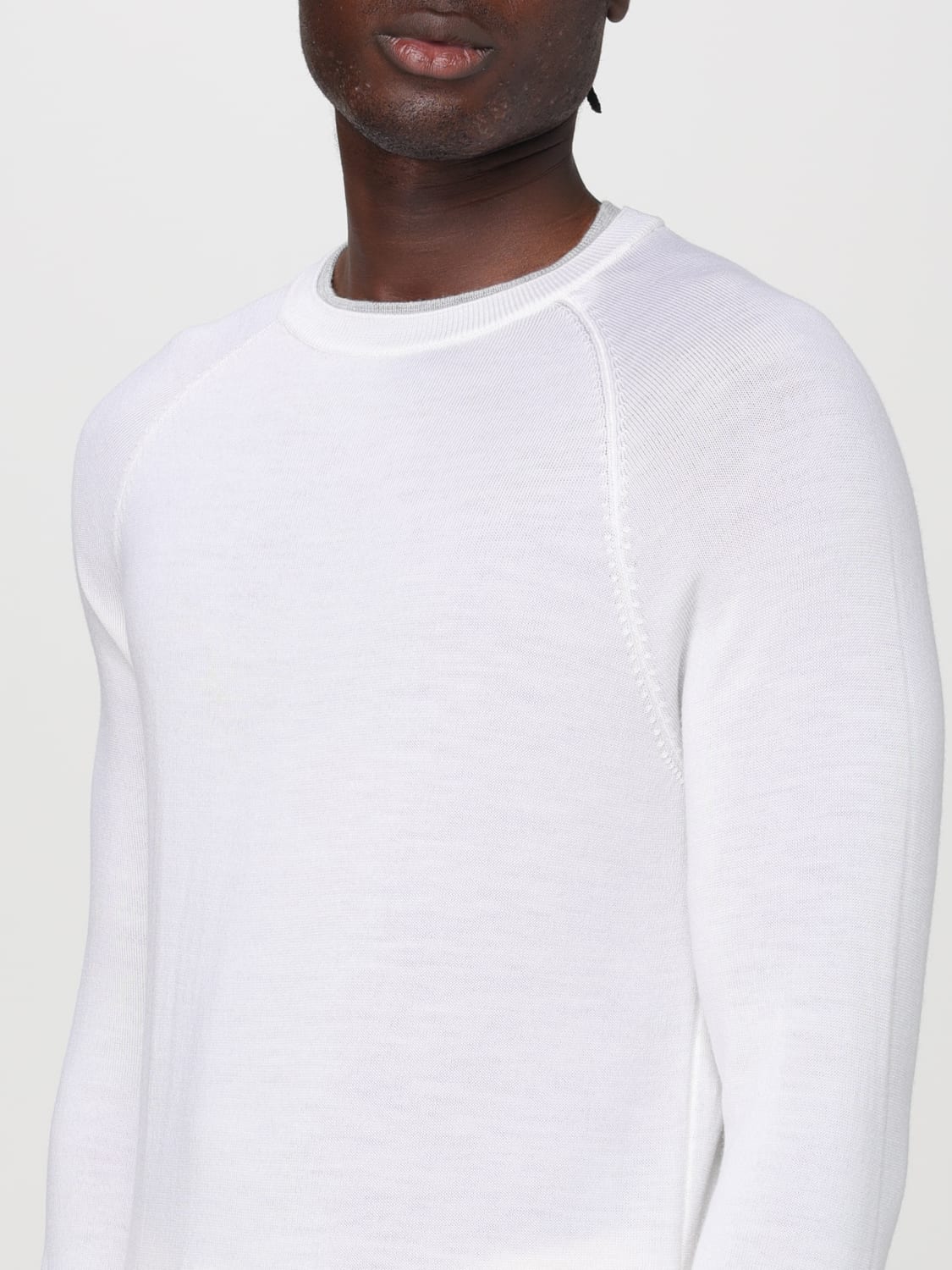 ELEVENTY SWEATER: Sweater men Eleventy, Ivory - Img 3