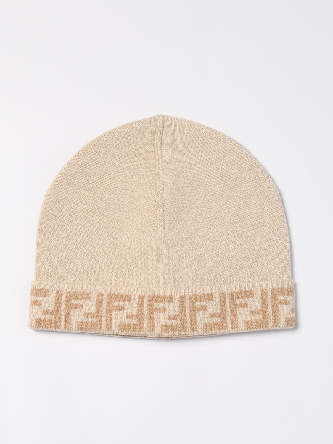 FENDI HAT: Hat kids Fendi Kids, Beige - Img 1