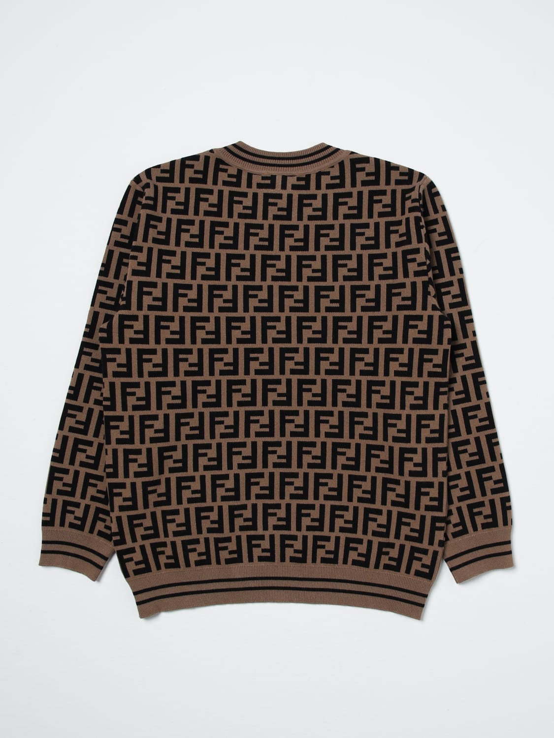 FENDI SWEATER: Sweater kids Fendi Kids, Tobacco - Img 2