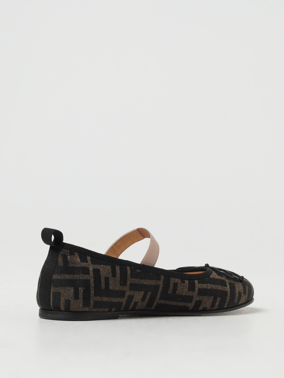 FENDI SHOES: Shoes kids Fendi Kids, Tobacco - Img 3