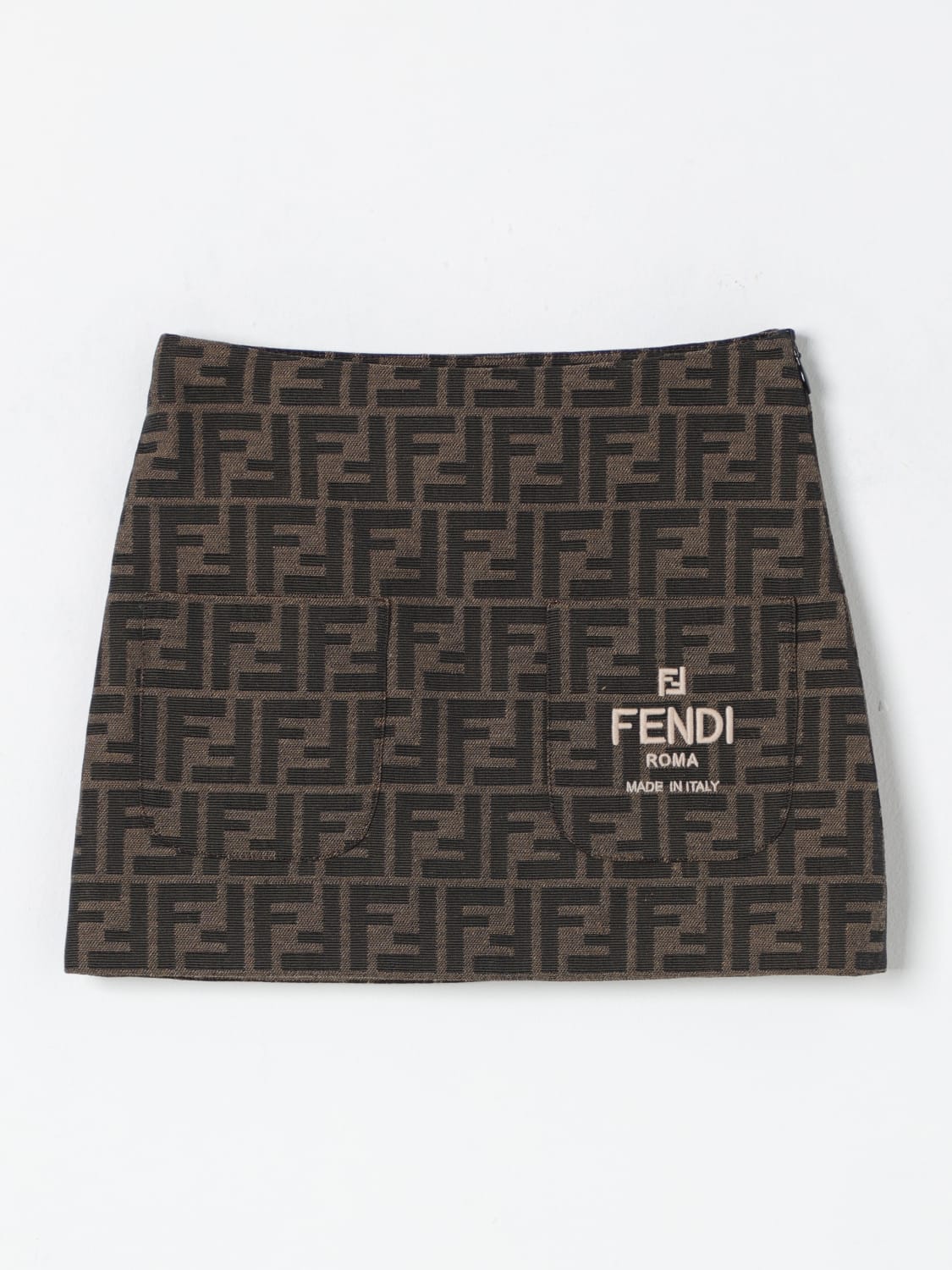 FENDI 스커트: 스커트 남아 Fendi Kids, 토바코 - Img 1