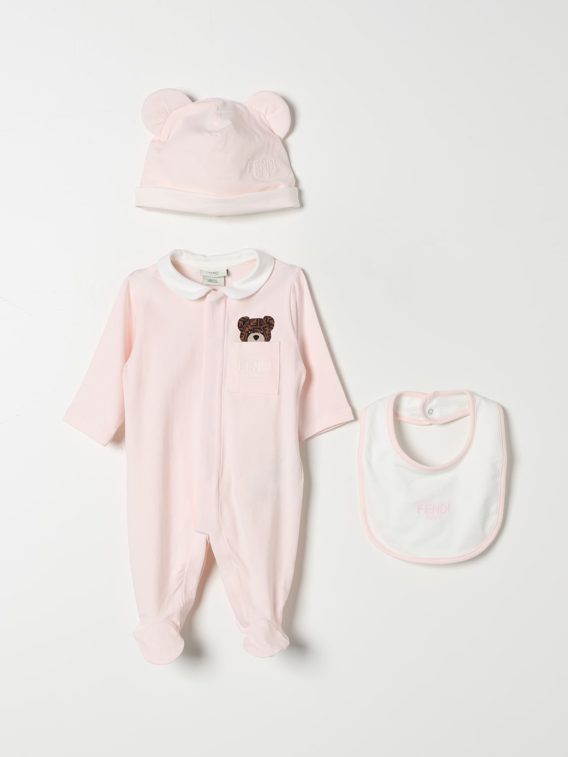 FENDI PACK: Jumpsuit kids Fendi Kids, Pink - Img 1