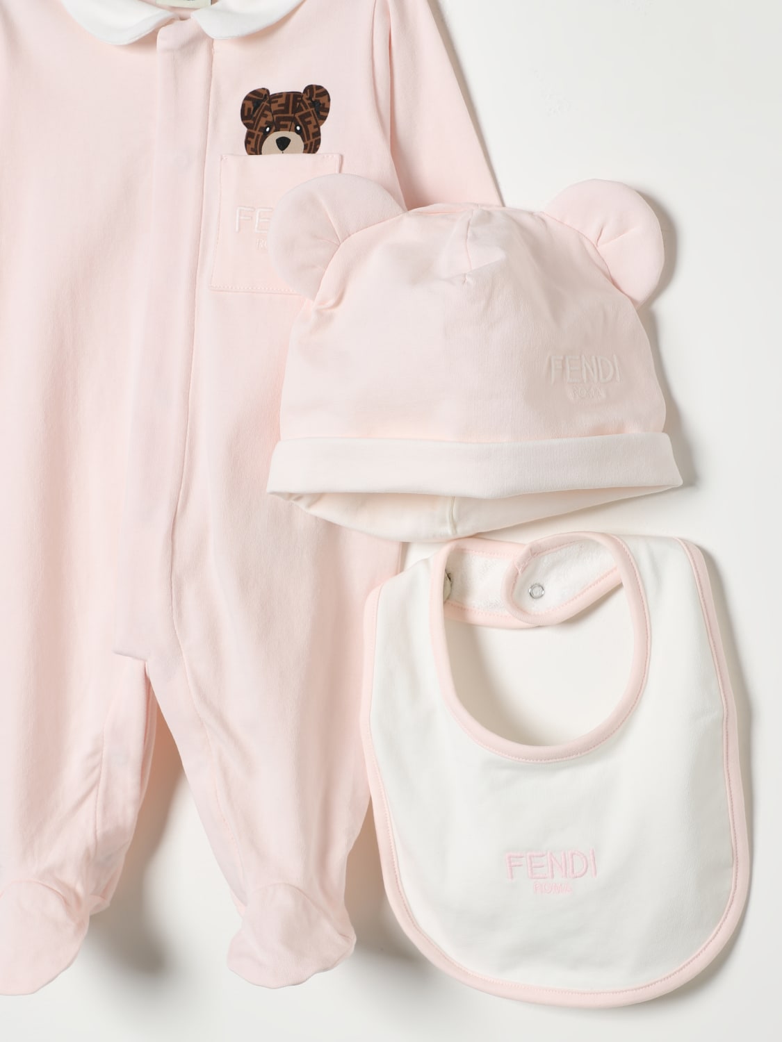 FENDI PACK: Jumpsuit kids Fendi Kids, Pink - Img 3