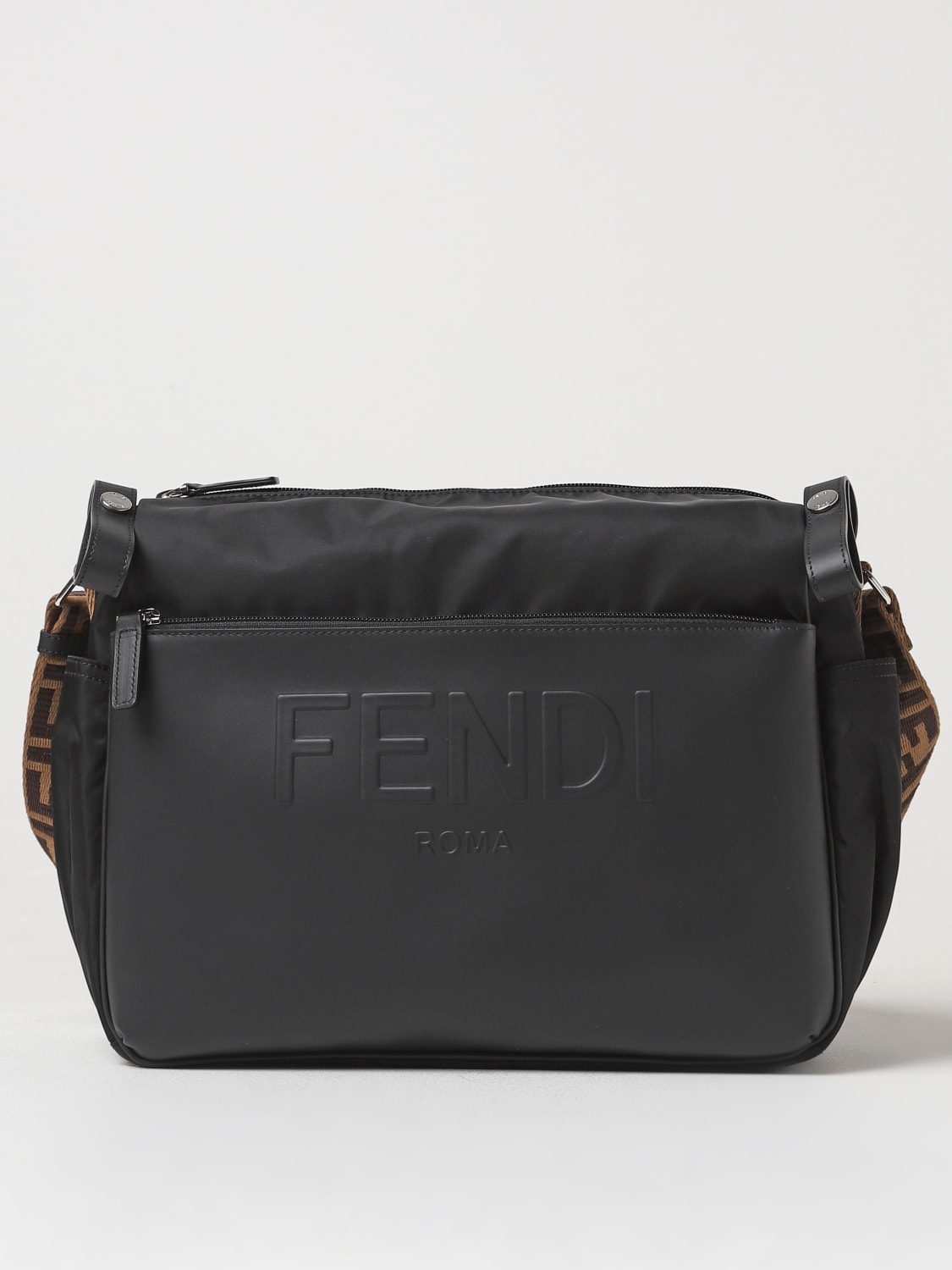 FENDI BLANKET SET: Bag kids Fendi Kids, Black - Img 1