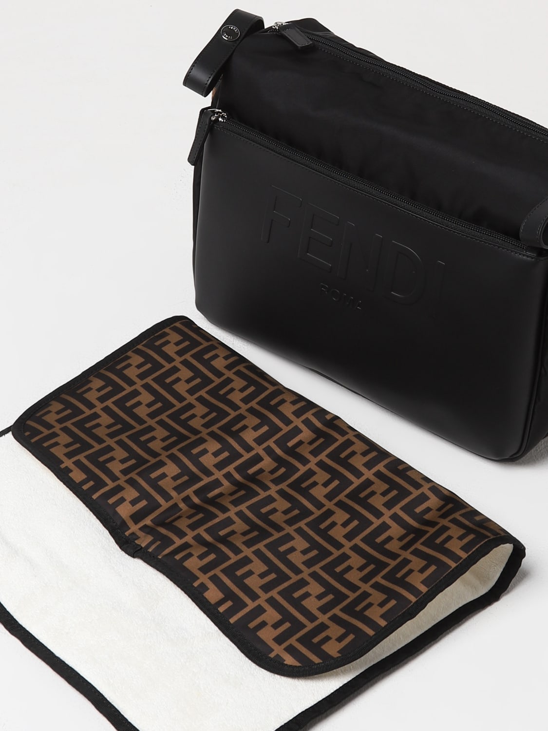 FENDI BLANKET SET: Bag kids Fendi Kids, Black - Img 3