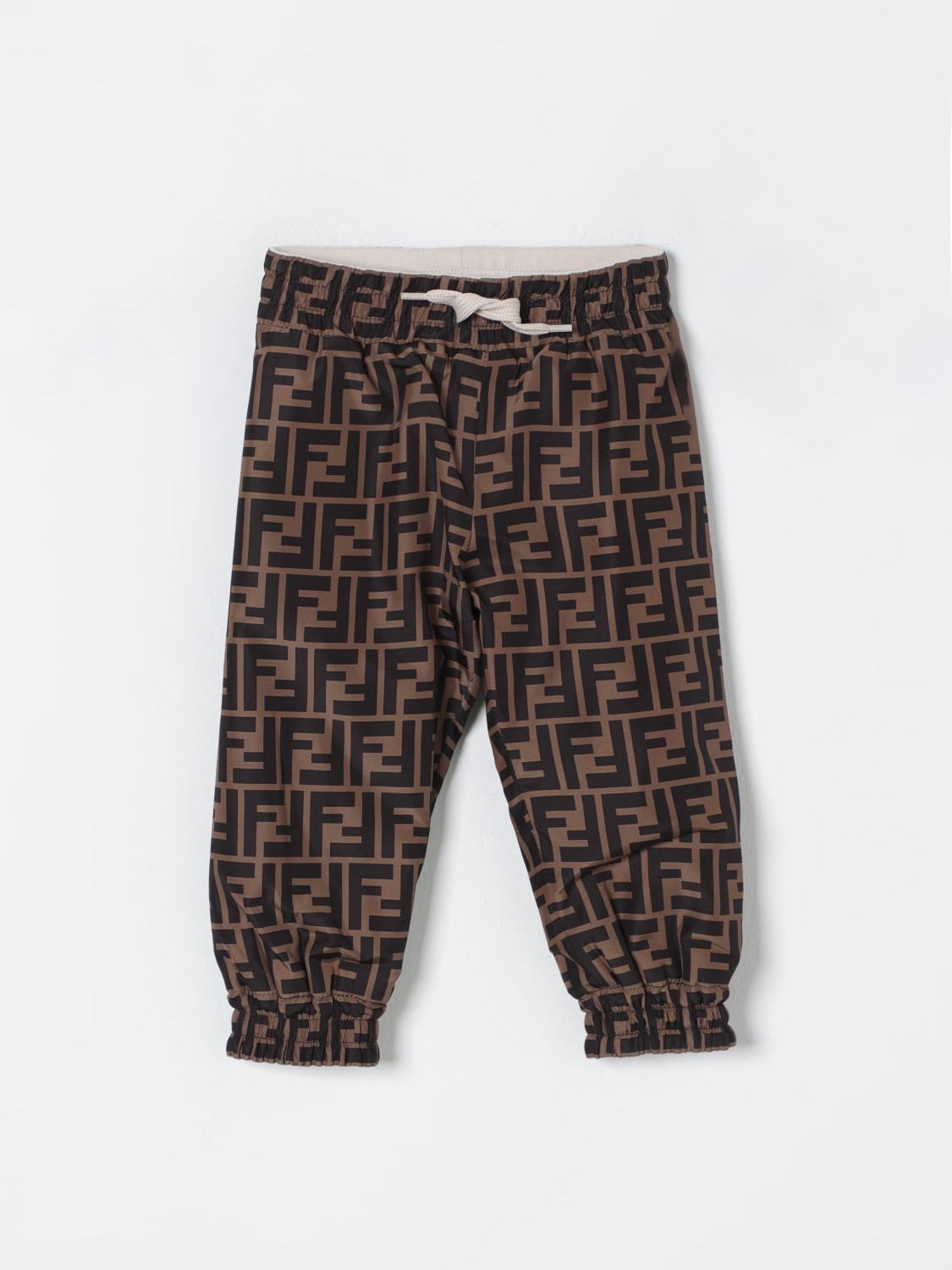 FENDI PANTS: Pants kids Fendi Kids, Beige - Img 1