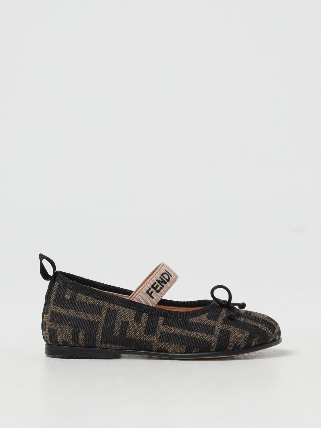 FENDI Shoes kids Kids Tobacco Fendi shoes JFR377AQ75 online at GIGLIO.COM