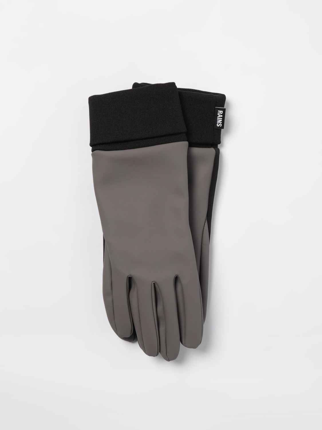 RAINS GLOVES: Gloves men Rains, Grey - Img 1