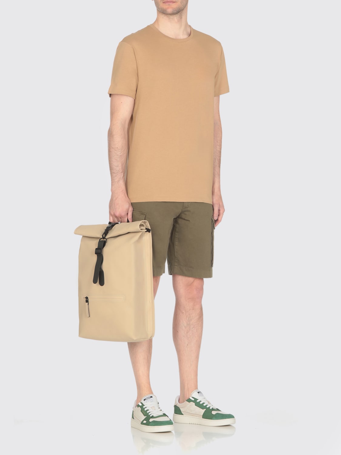 RAINS MOCHILA: Bolsos hombre Rains, Beige - Img 2