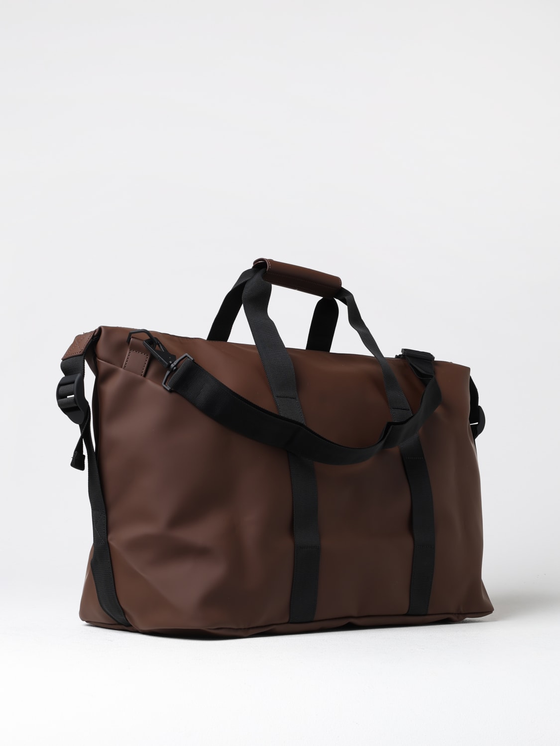 RAINS VALIGIA: Borsone Hilo Weekend Rains in PES, Marrone - Img 2