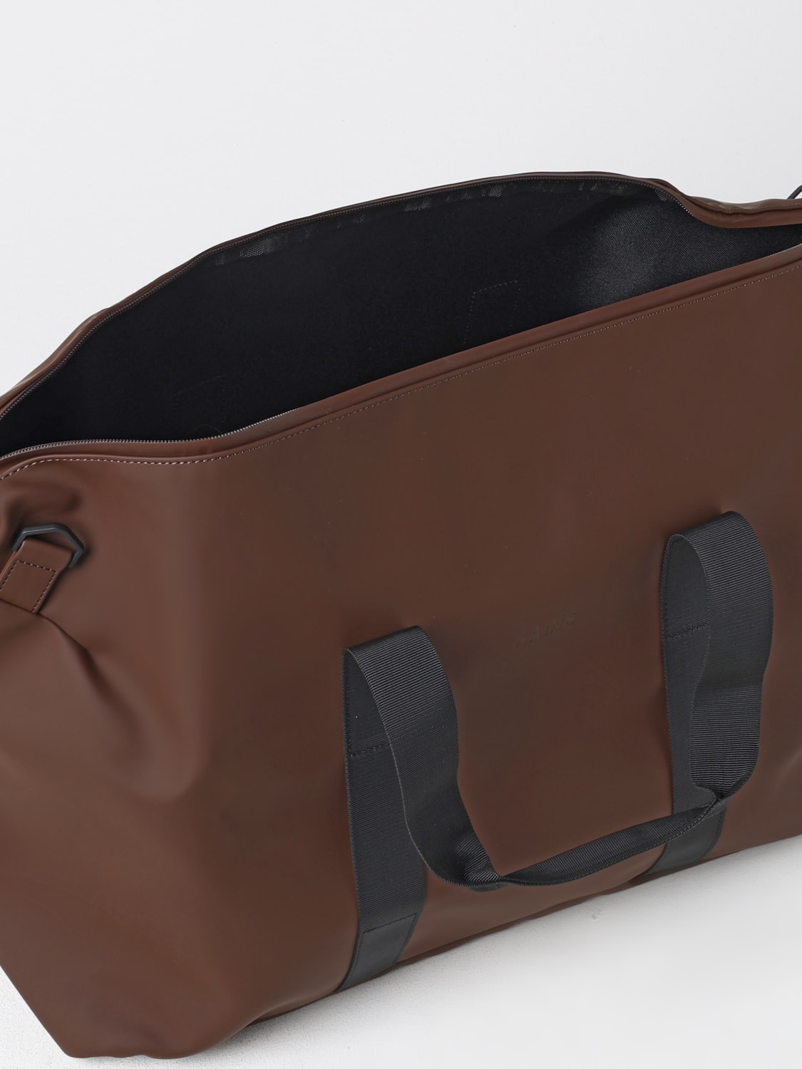 RAINS VALIGIA: Borsone Hilo Weekend Rains in PES, Marrone - Img 4