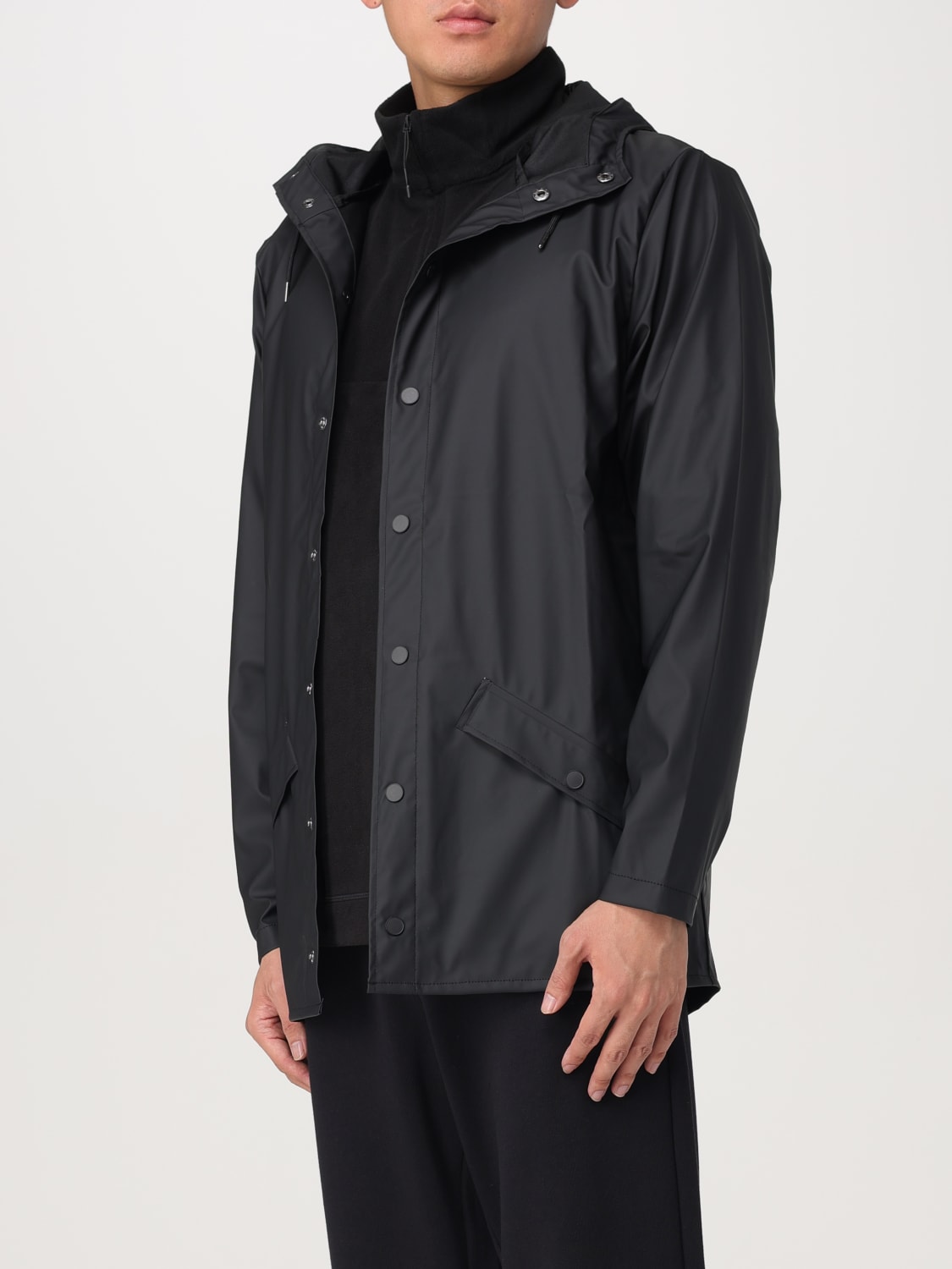 RAINS JACKET: Jacket men Rains, Black - Img 3