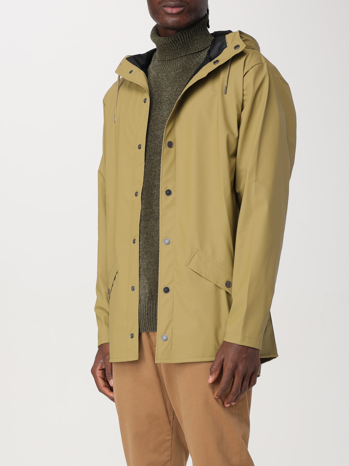 RAINS JACKET: Jacket men Rains, Kaki - Img 3