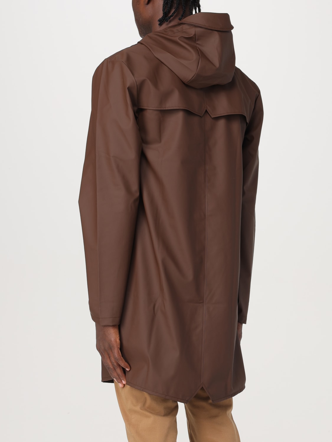 RAINS JACKET: Jacket men Rains, Brown - Img 2