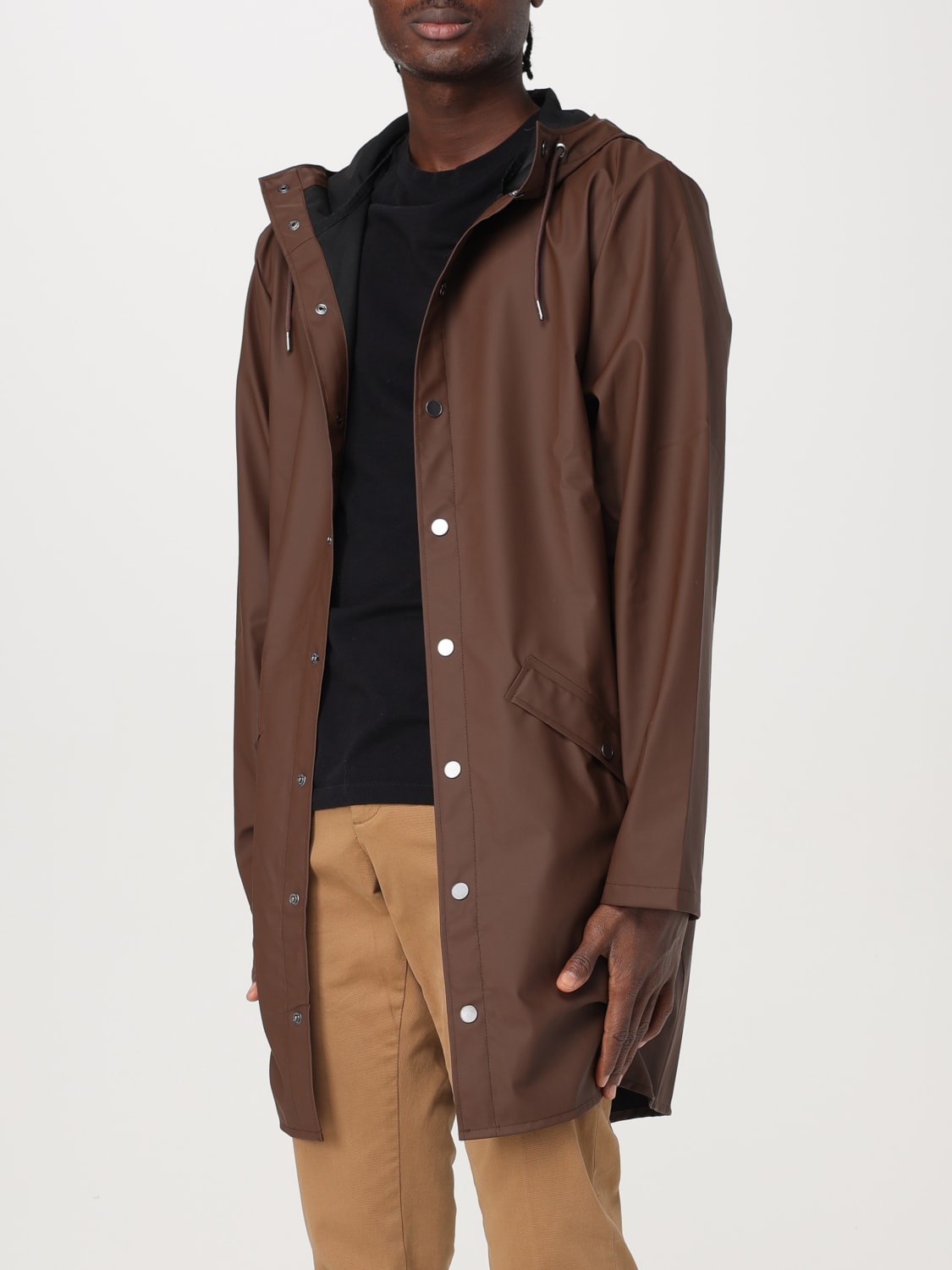 RAINS JACKET: Jacket men Rains, Brown - Img 3