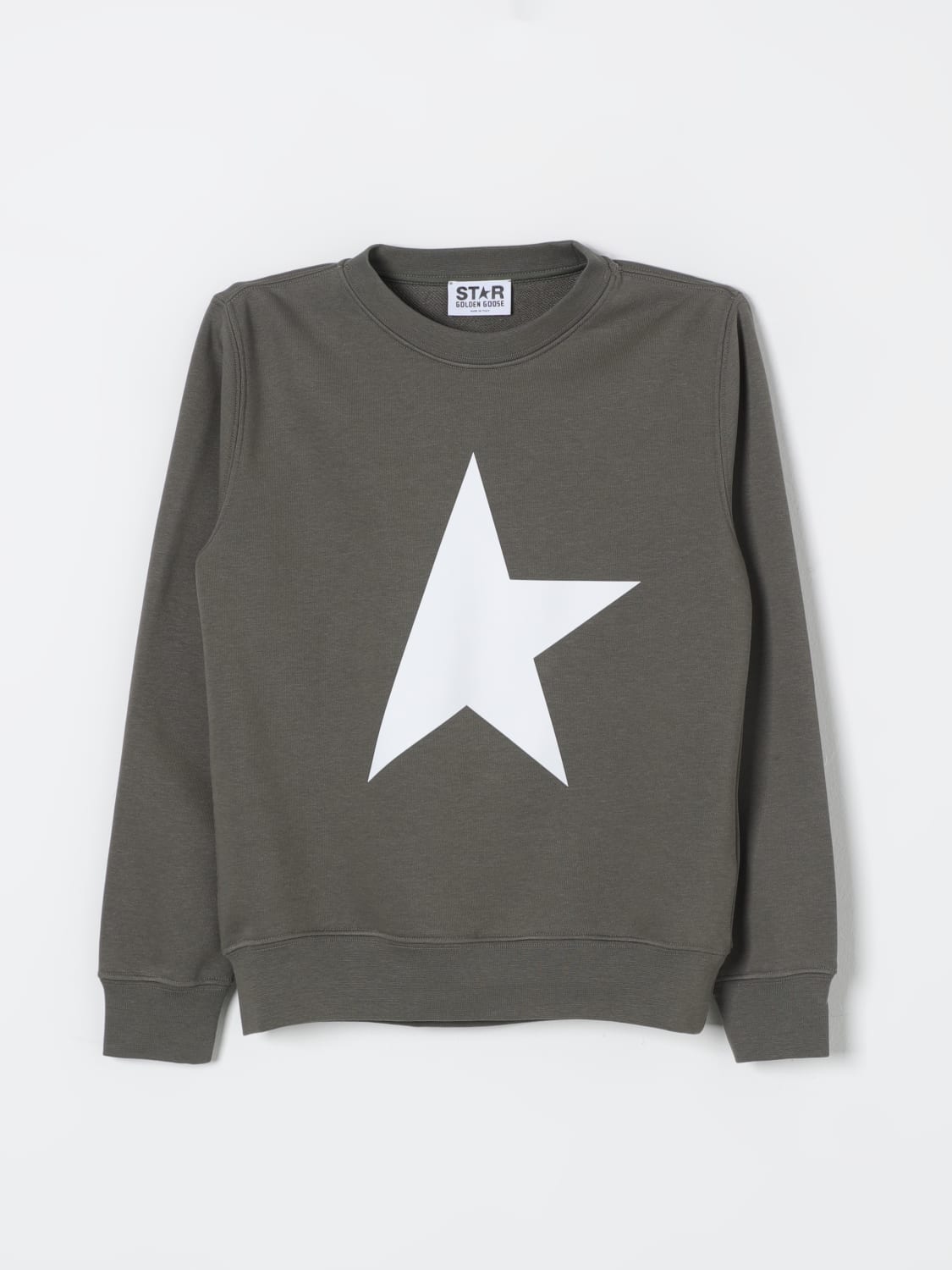 GOLDEN GOOSE SWEATER: Sweater kids Golden Goose, Military - Img 1