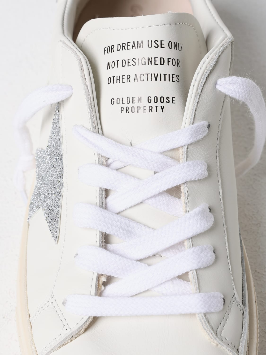 GOLDEN GOOSE 아 스니커즈: 아 스니커즈 남아 Golden Goose, 화이트 - Img 4