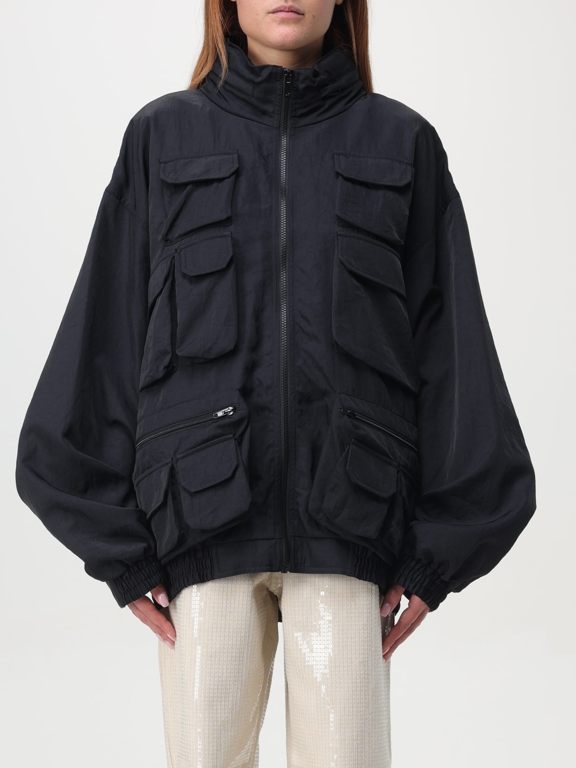 GOLDEN GOOSE JACKET: Jacket woman Golden Goose, Black - Img 1