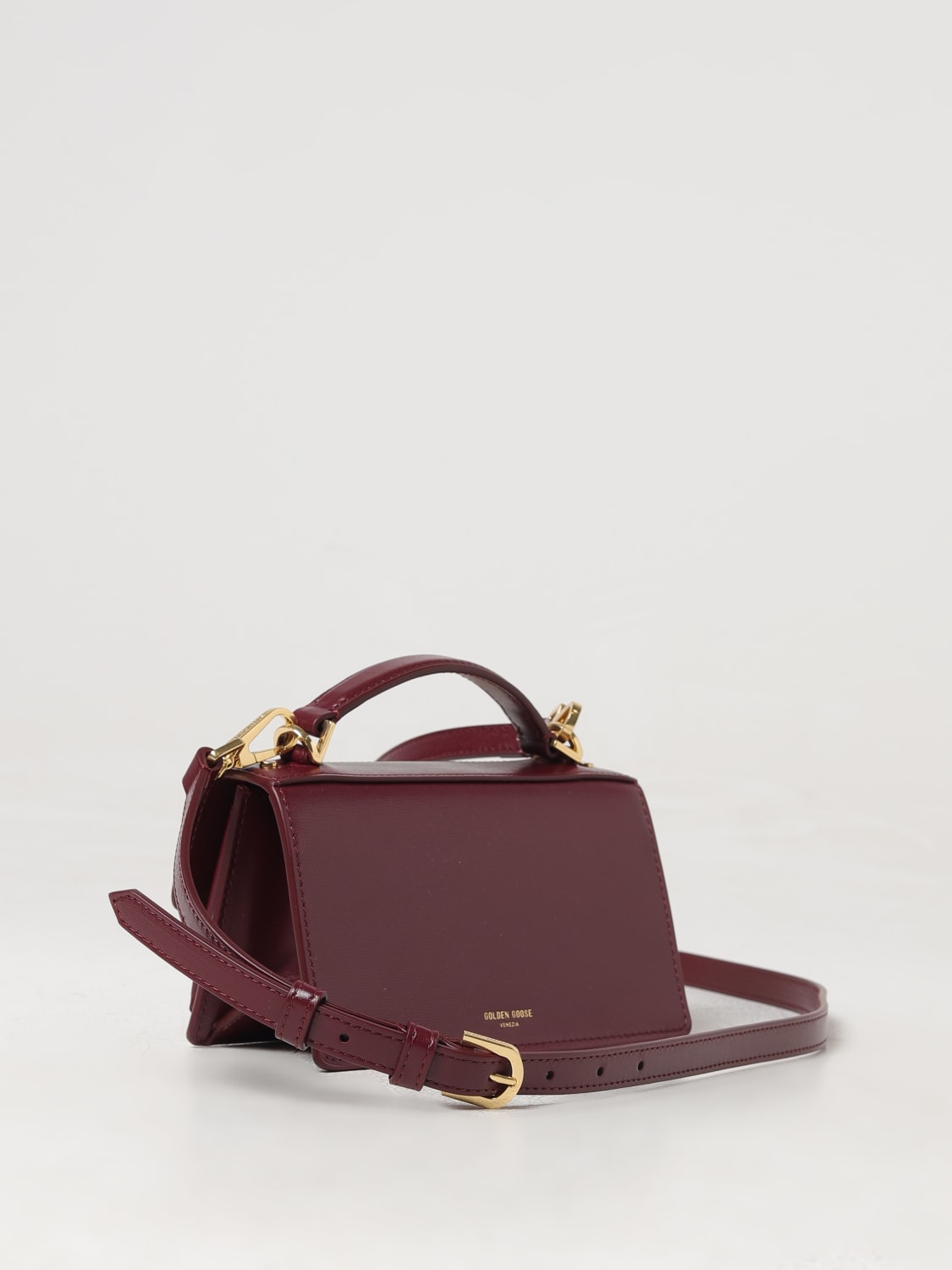 GOLDEN GOOSE MINI BAG: Shoulder bag woman Golden Goose, Burgundy - Img 2