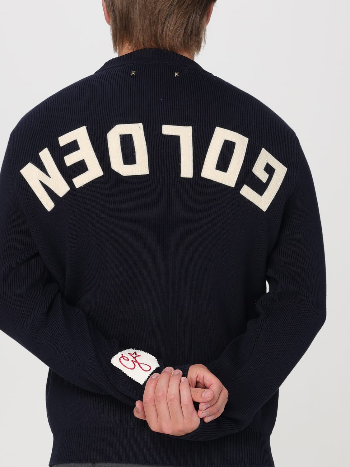GOLDEN GOOSE SWEATER: Sweater men Golden Goose, Navy - Img 5