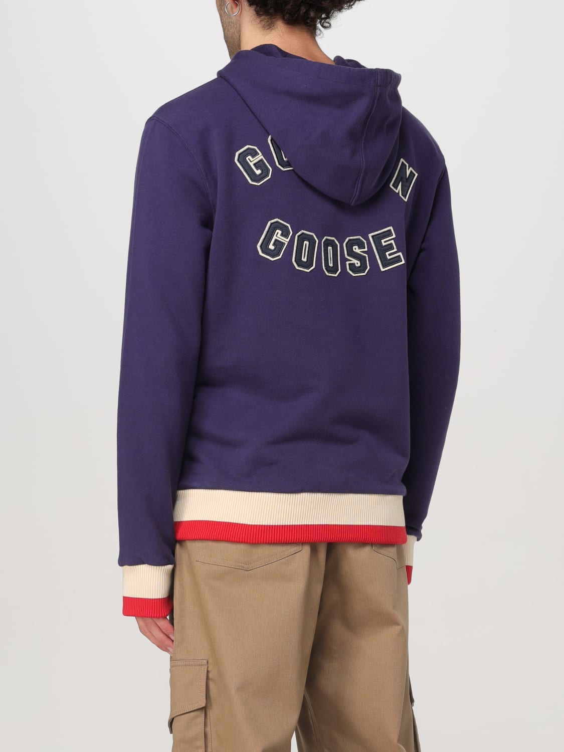 GOLDEN GOOSE SWEATSHIRT: Sweatshirt men Golden Goose, Blue - Img 3