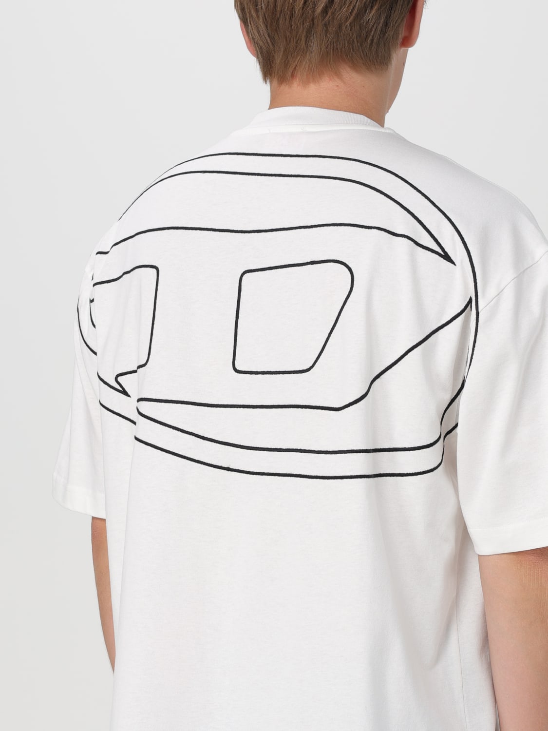 DIESEL T-SHIRT: T-shirt men Diesel, White - Img 3