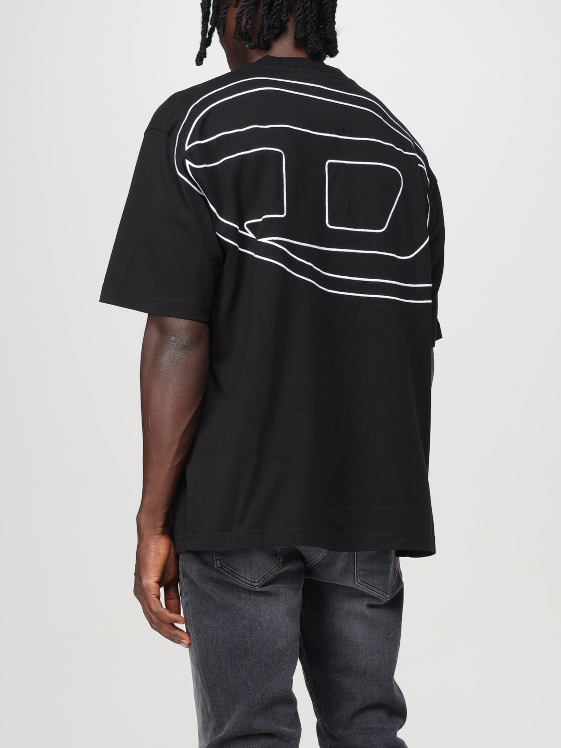 DIESEL T-SHIRT: T-shirt men Diesel, Black - Img 3