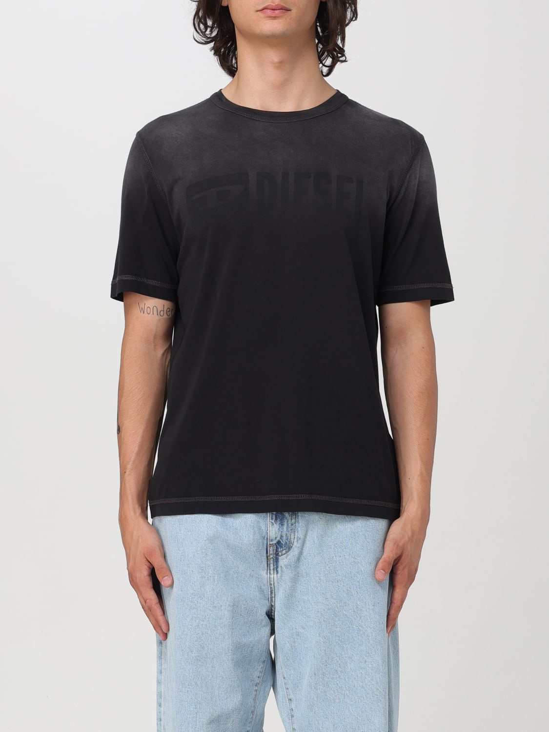 DIESEL T-SHIRT: T-shirt men Diesel, Black - Img 1