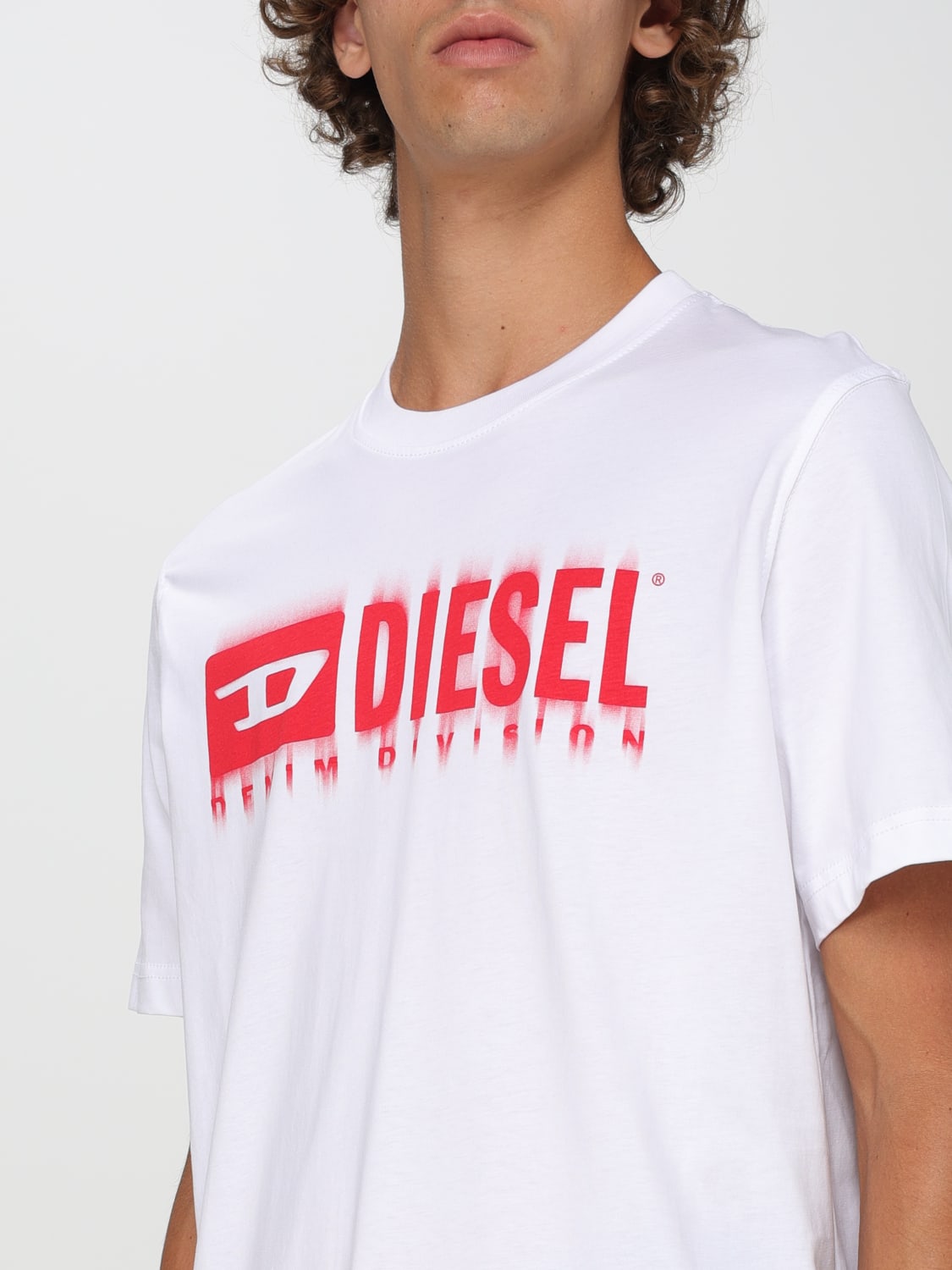 DIESEL T-SHIRT: T-shirt men Diesel, White - Img 3