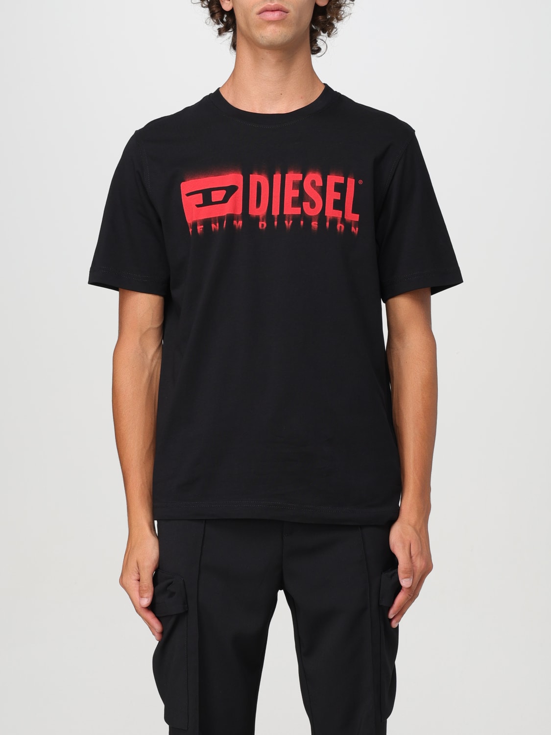 Giglio T-shirt Diesel in cotone con logo