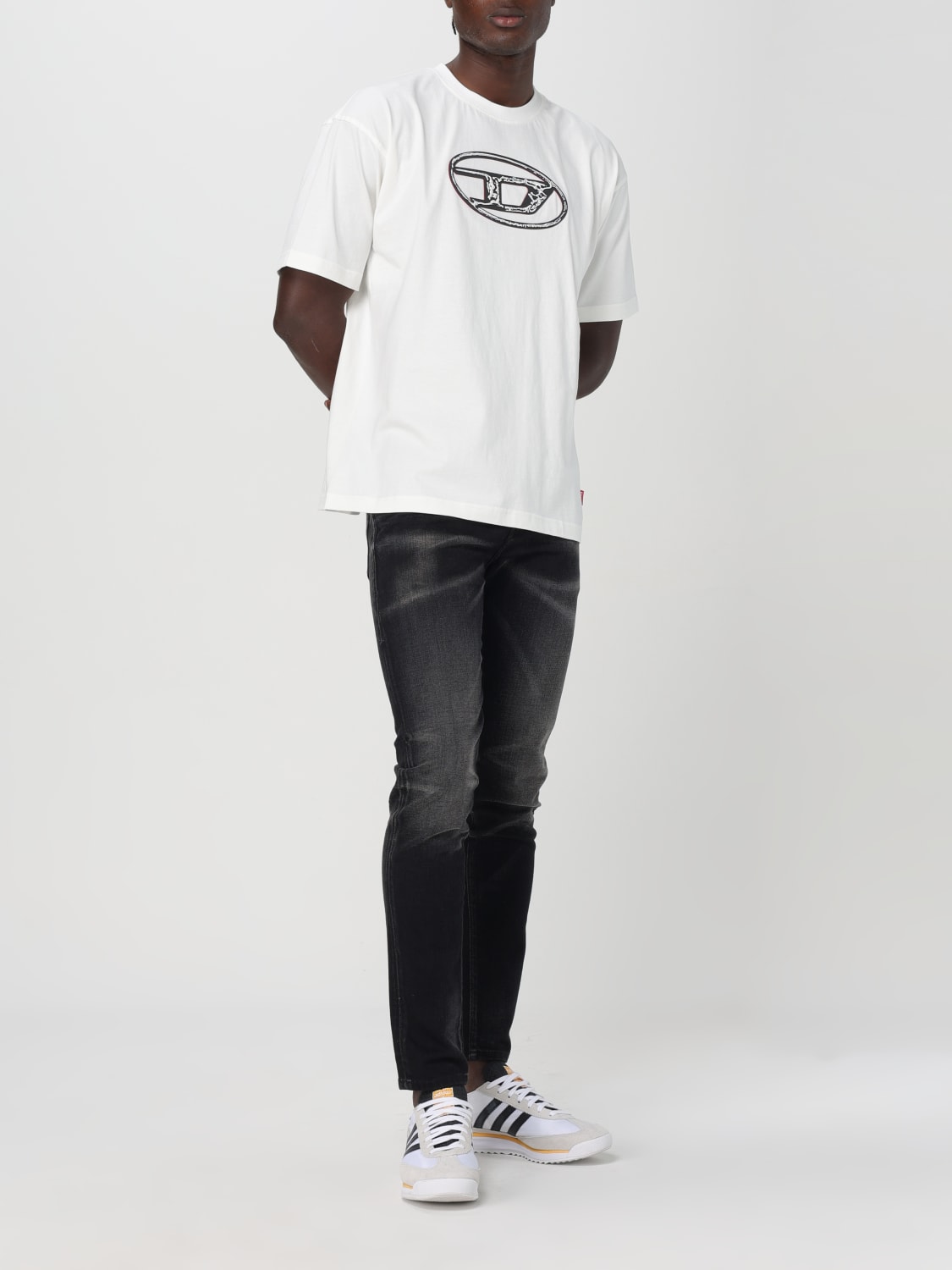 DIESEL T-SHIRT: T-shirt men Diesel, White - Img 2