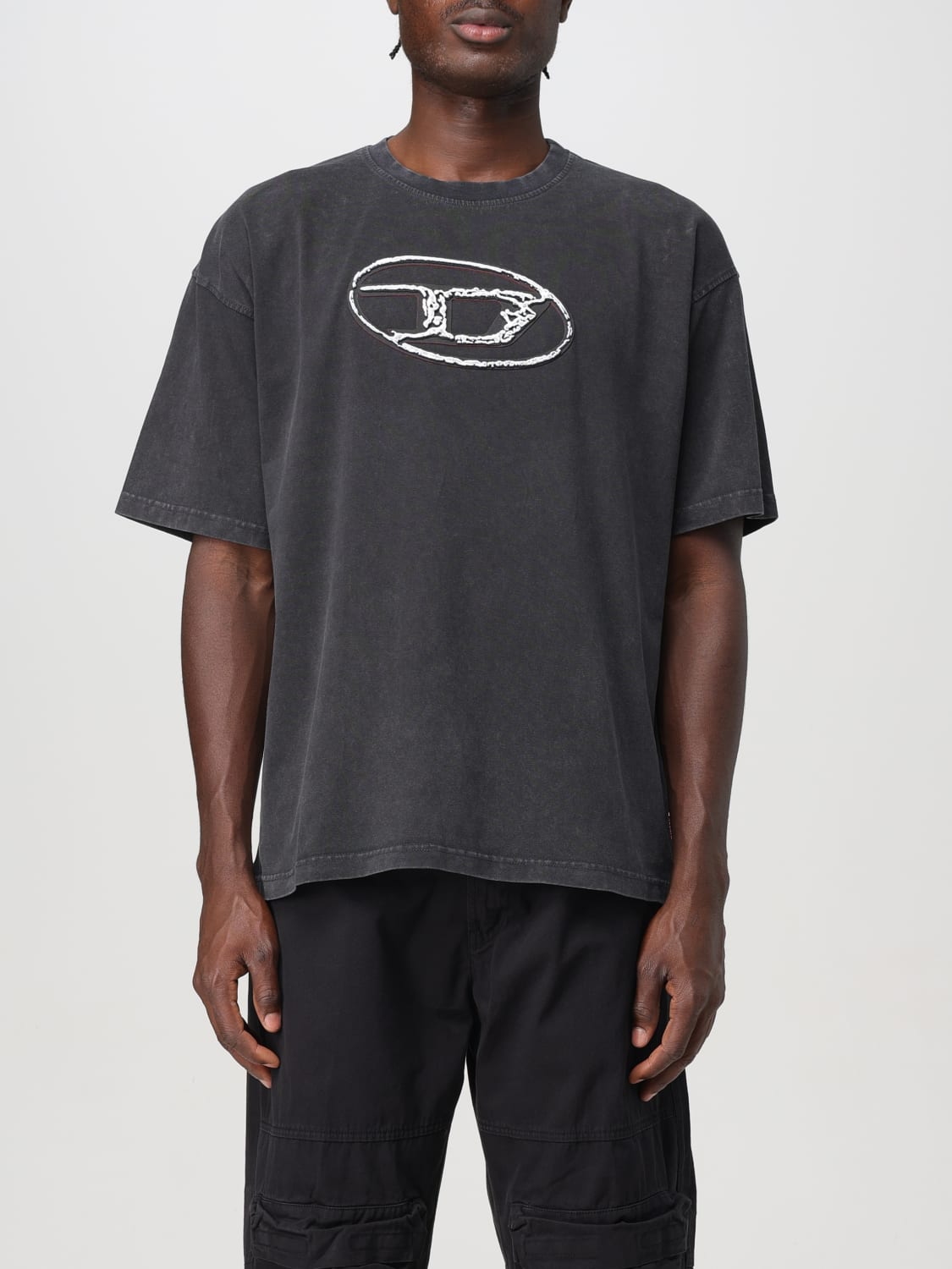 DIESEL T-SHIRT: T-shirt men Diesel, Black - Img 1