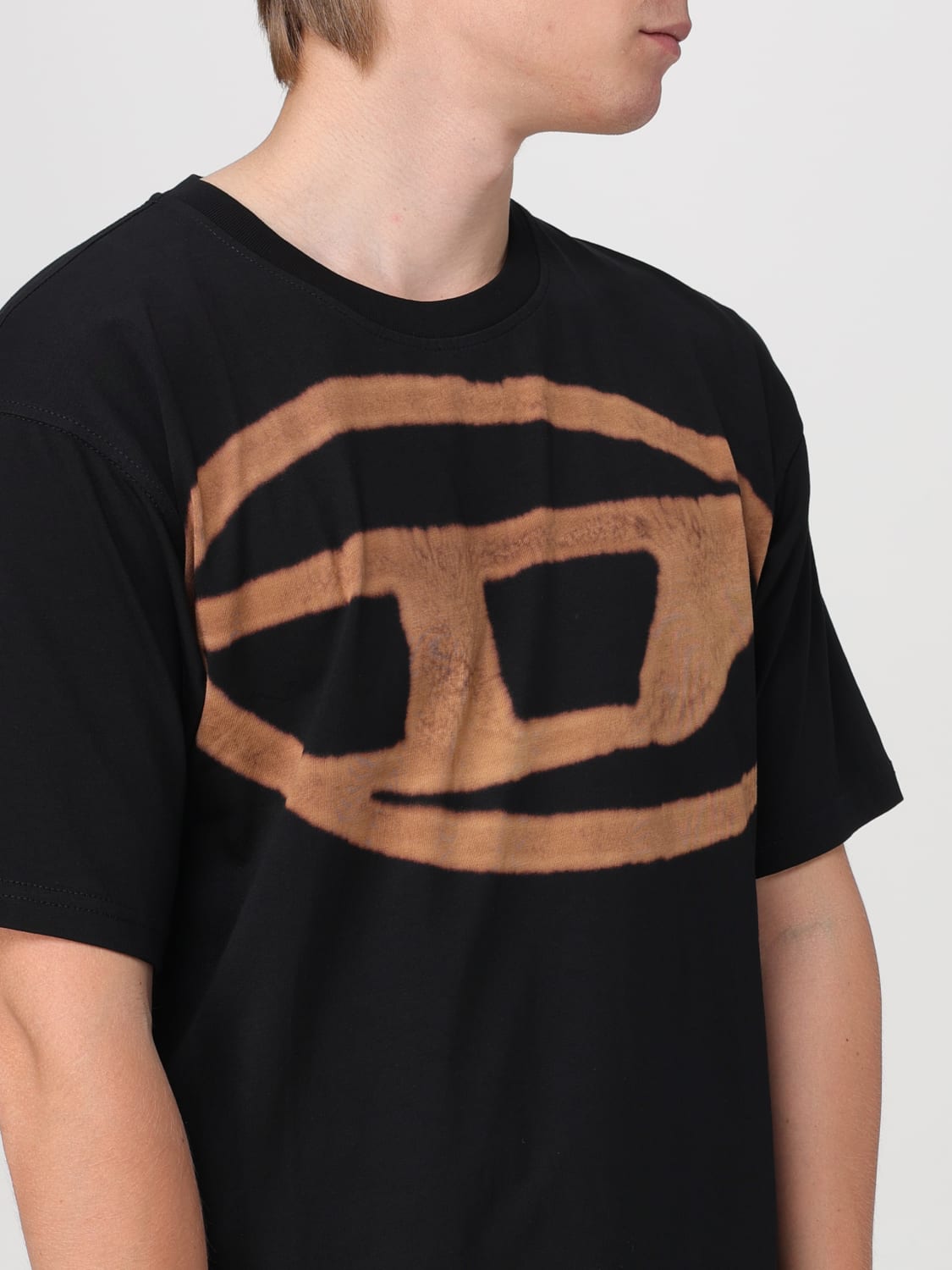 DIESEL T-SHIRT: T-shirt men Diesel, Black - Img 3