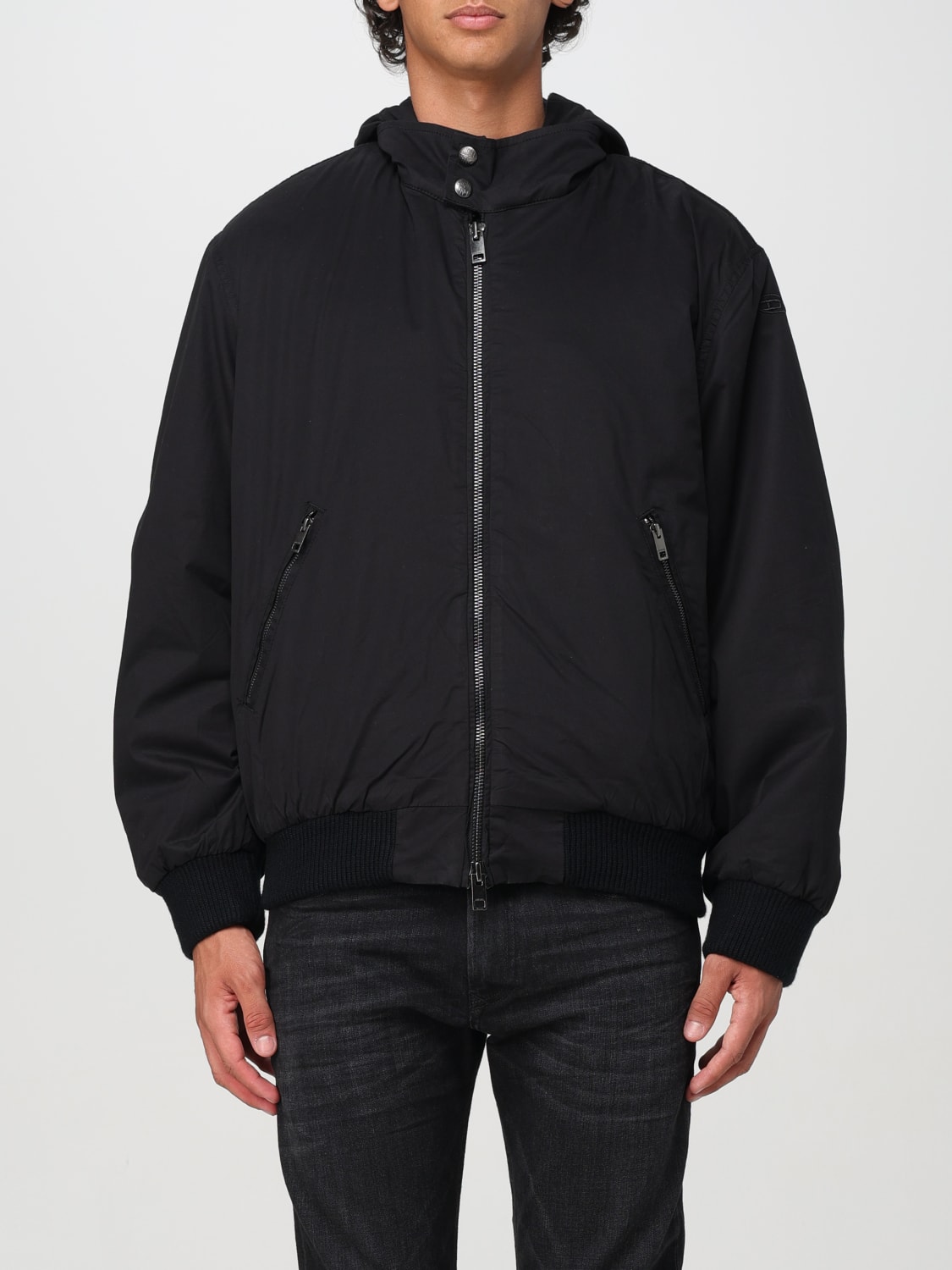 DIESEL JACKET: Jacket men Diesel, Black - Img 1