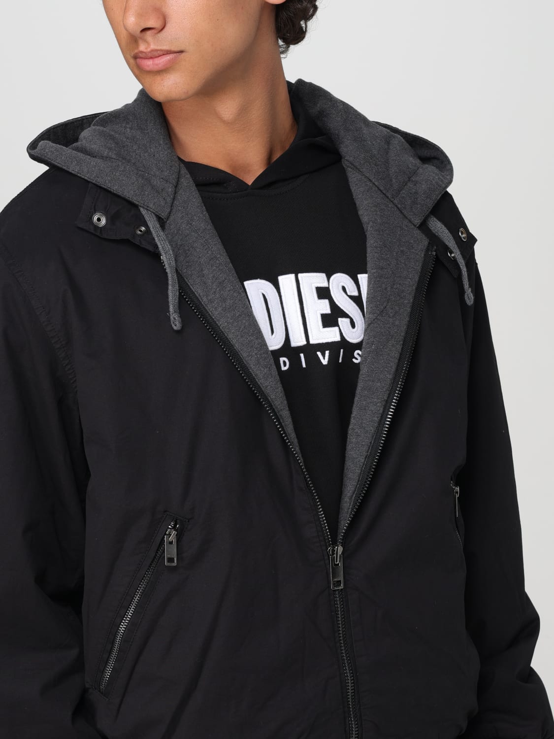 DIESEL JACKET: Jacket men Diesel, Black - Img 5