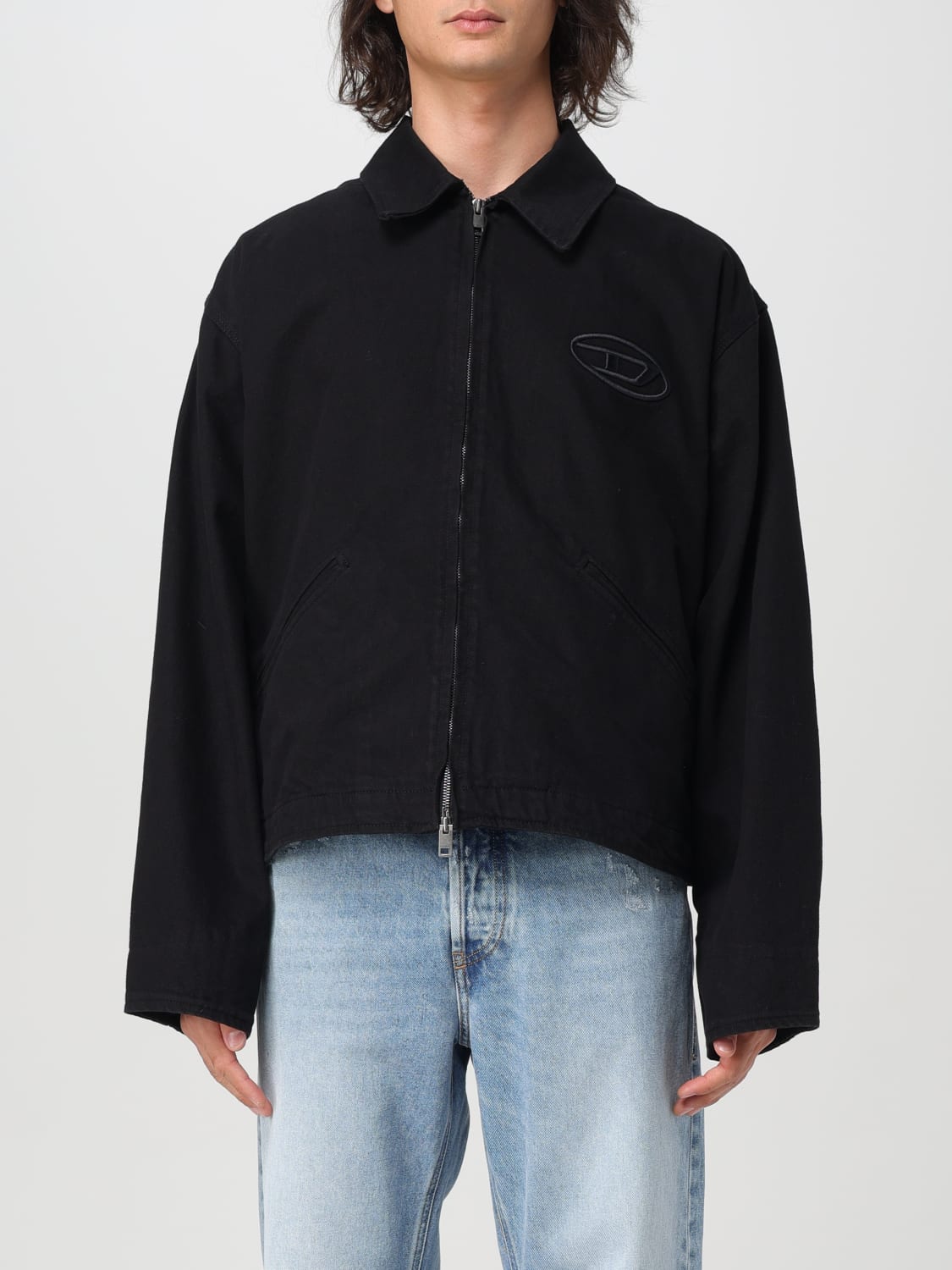 DIESEL JACKET: Jacket men Diesel, Black - Img 1