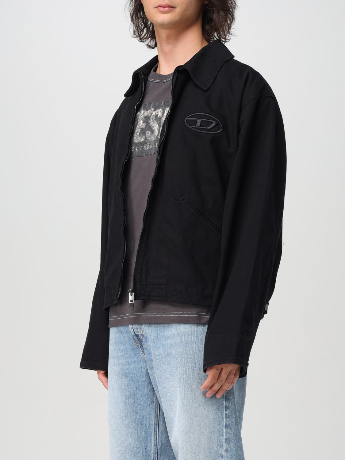 DIESEL JACKET: Jacket men Diesel, Black - Img 4