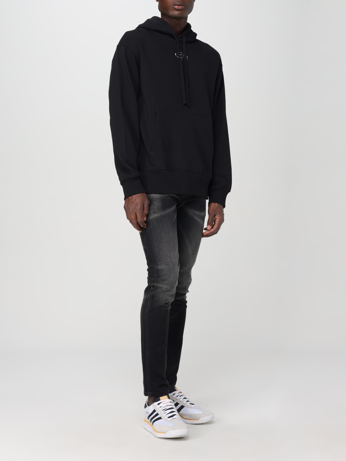 DIESEL SWEATSHIRT: Sweatshirt men Diesel, Black - Img 2