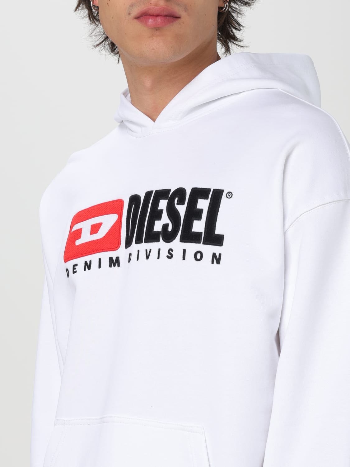 DIESEL SWEATSHIRT: Sweatshirt men Diesel, White - Img 4